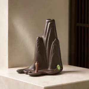 High Mountains & Flowing Water Backflow Incense Burner