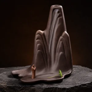 High Mountains & Flowing Water Backflow Incense Burner