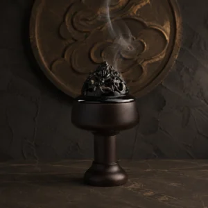 Ebony Lotus Lantern Incense Burner