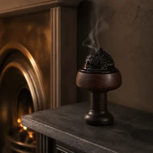 Ebony Lotus Lantern Incense Burner