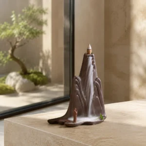 High Mountains & Flowing Water Backflow Incense Burner