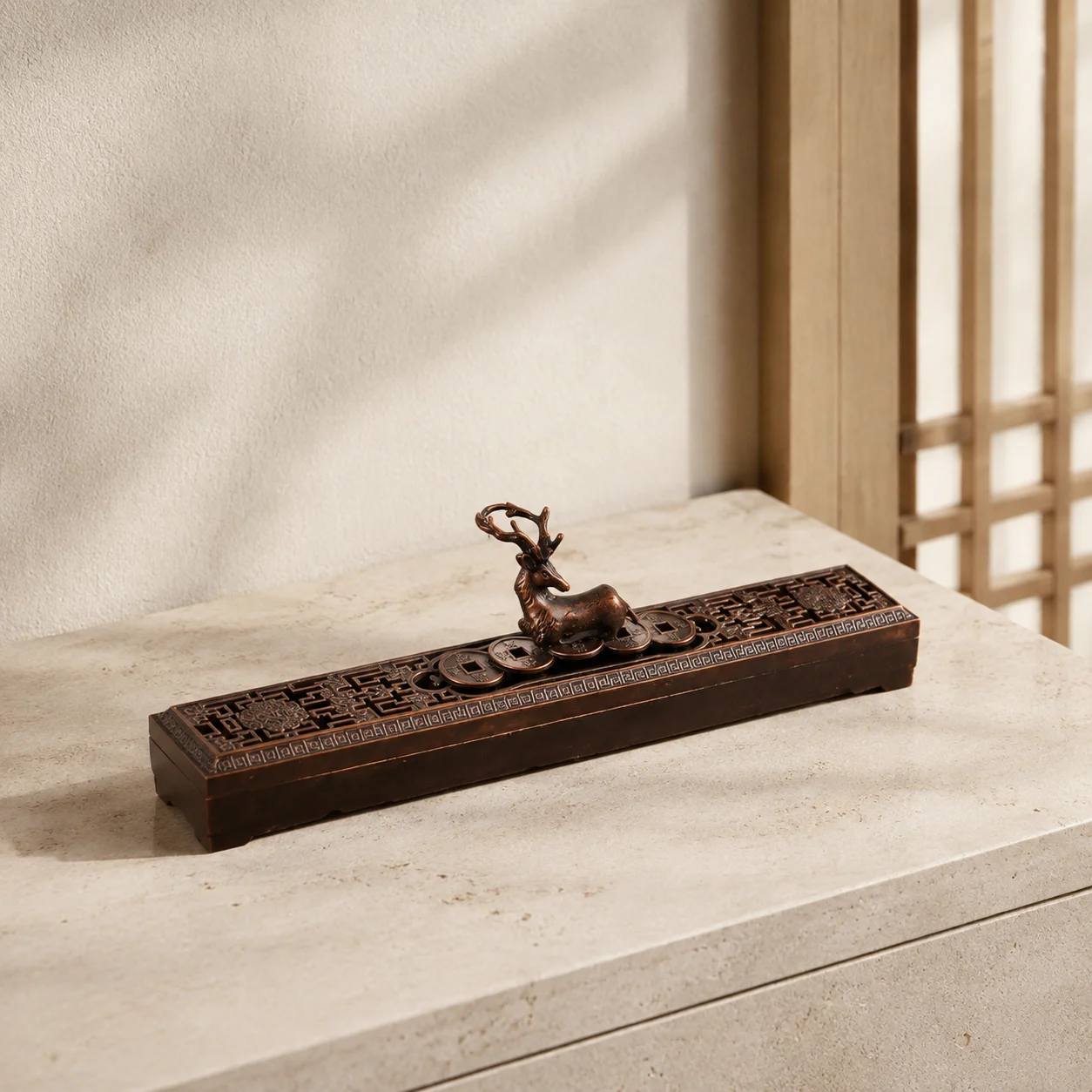 Ever Forward Deer Incense Burner Box