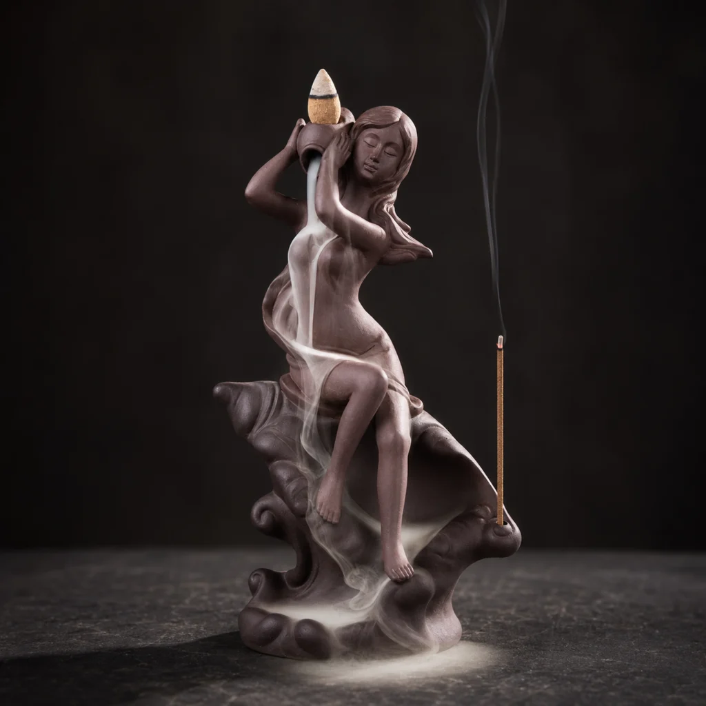 Shell Princess Incense Burner