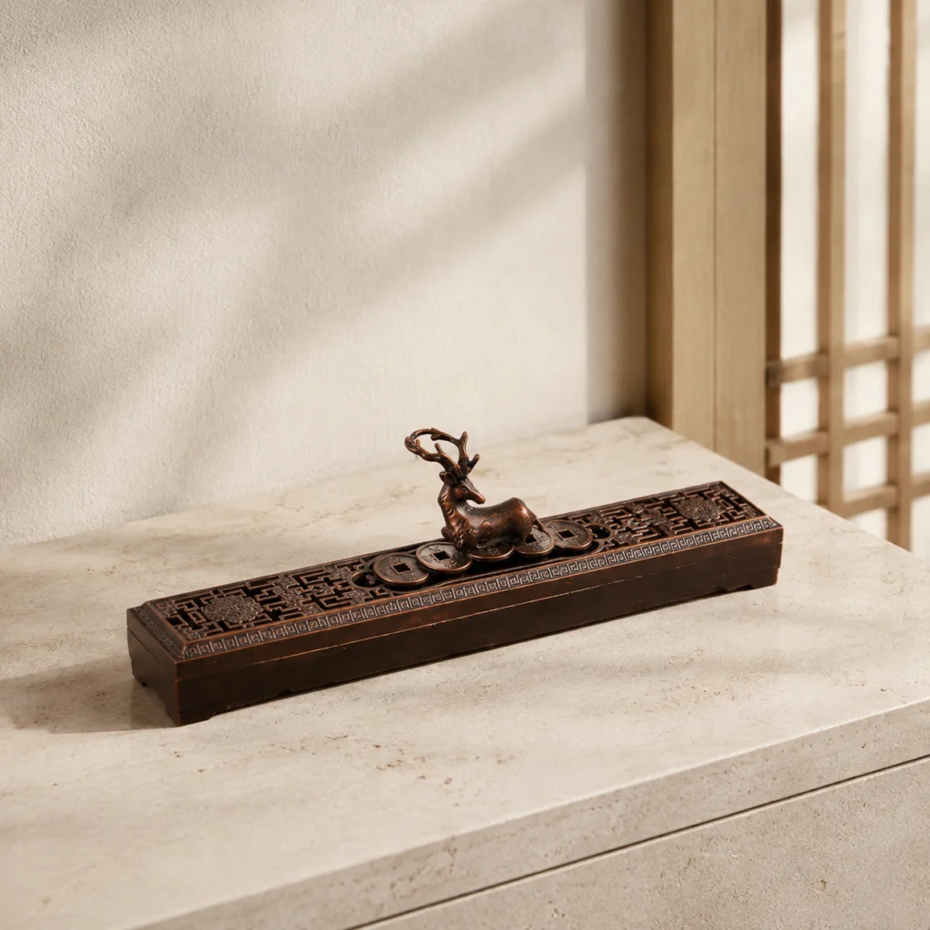 Ever Forward Deer Incense Burner Box